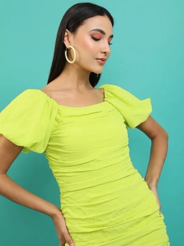 Self Design Bodycon Dress