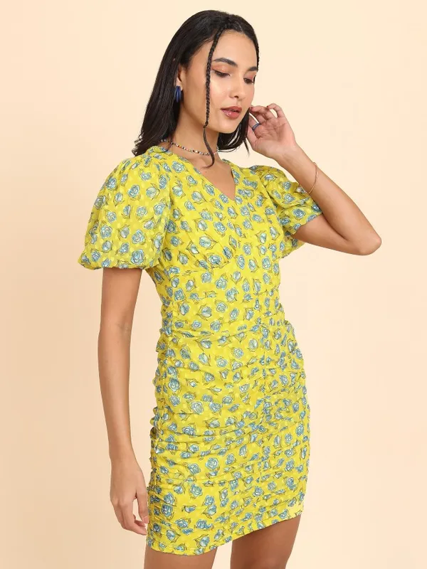 Printed Bodycon Dress