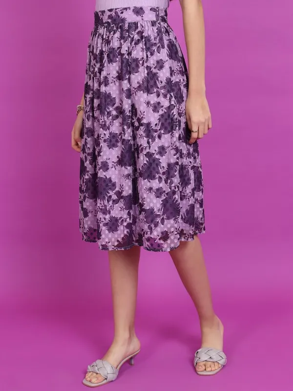 A-Line Knee Length Skirt