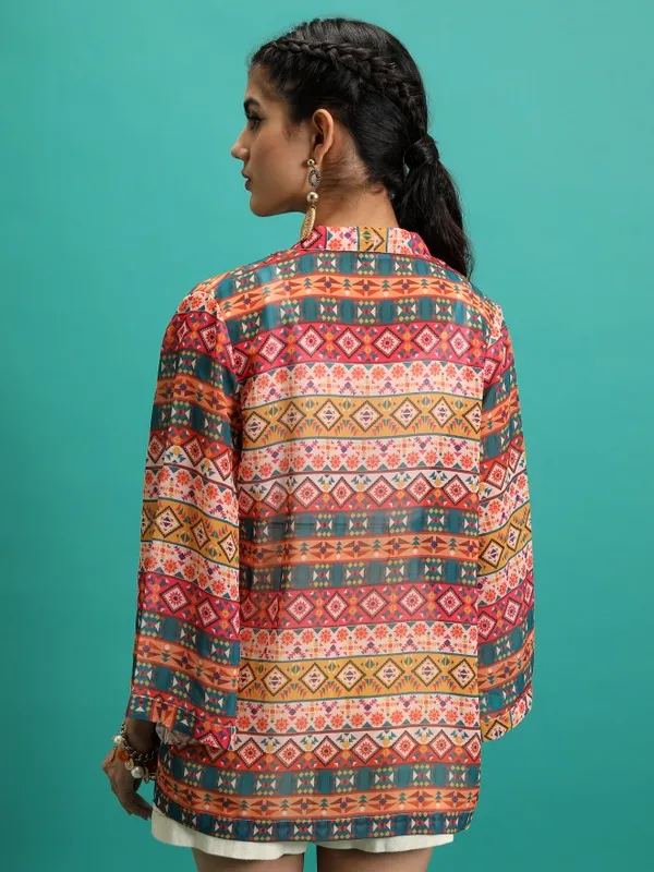 Women Printed Shrug