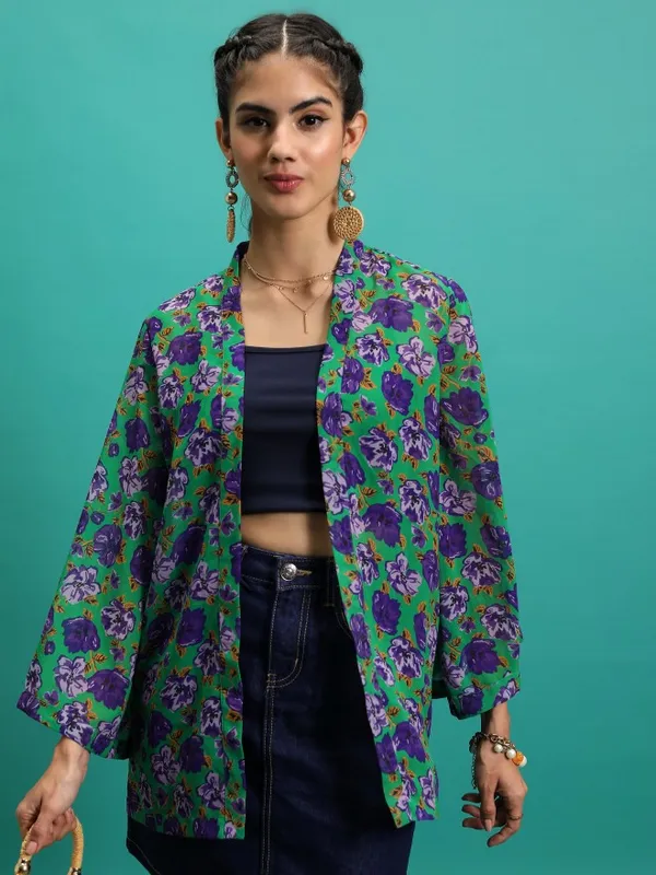 Women Printed Shrug