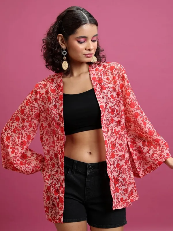 Women Printed Shrug