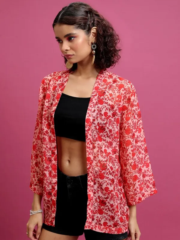 Women Printed Shrug