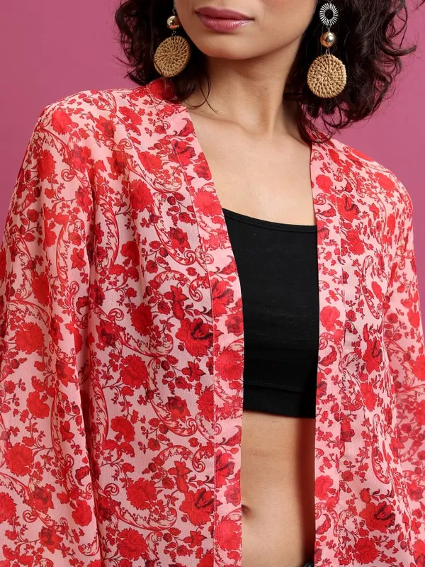 Women Printed Shrug