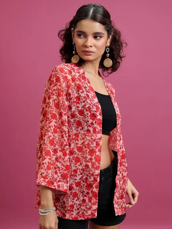 Women Printed Shrug