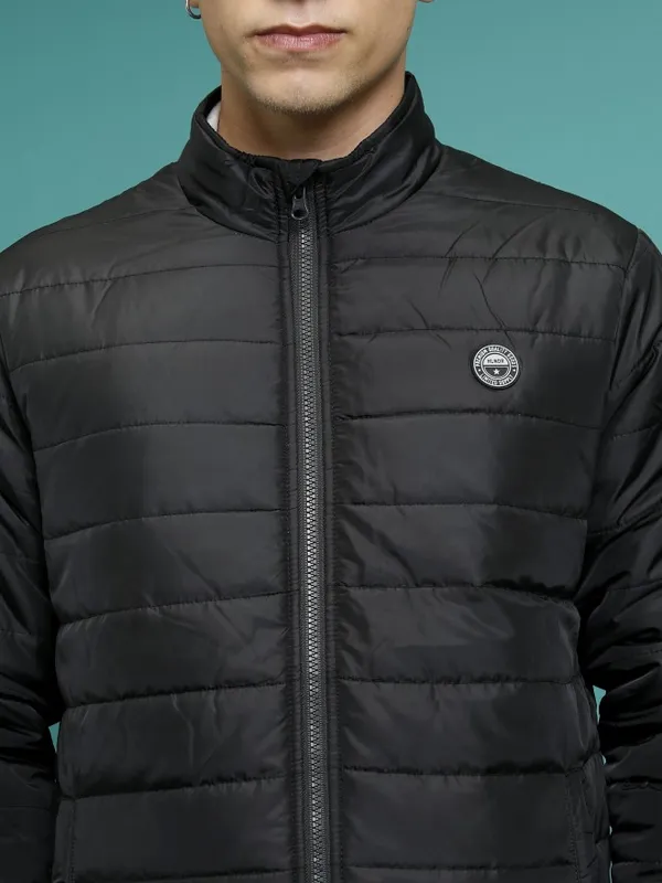 Highlander Men Black Solid Puffer Jacket