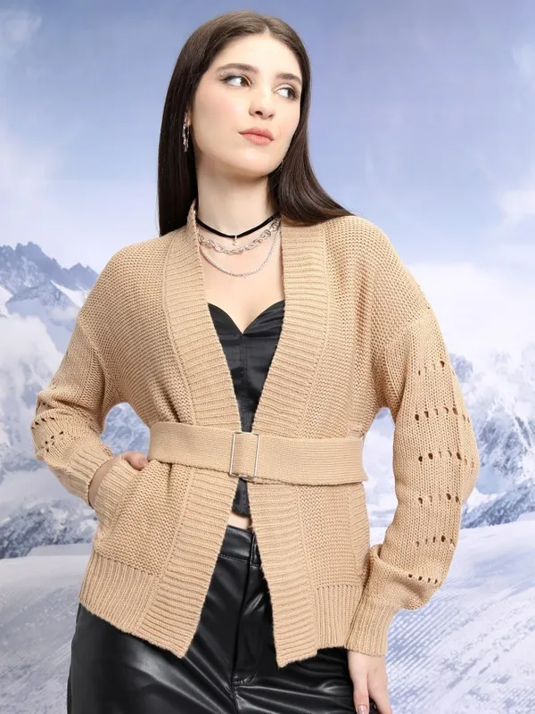 Women Open Knitted Sweater