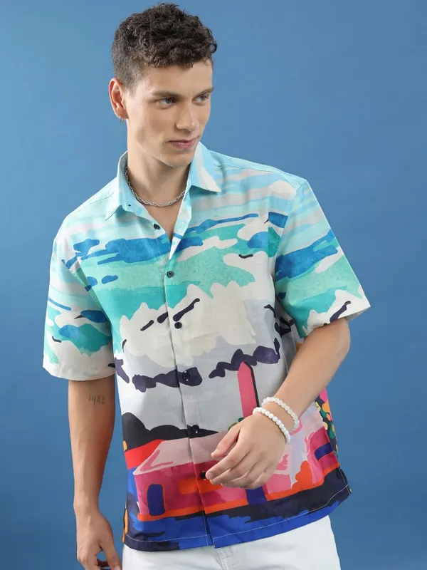 Unisex Oversized Fit Casual Shirt