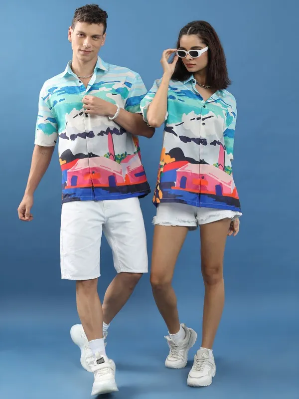 Unisex Oversized Fit Casual Shirt