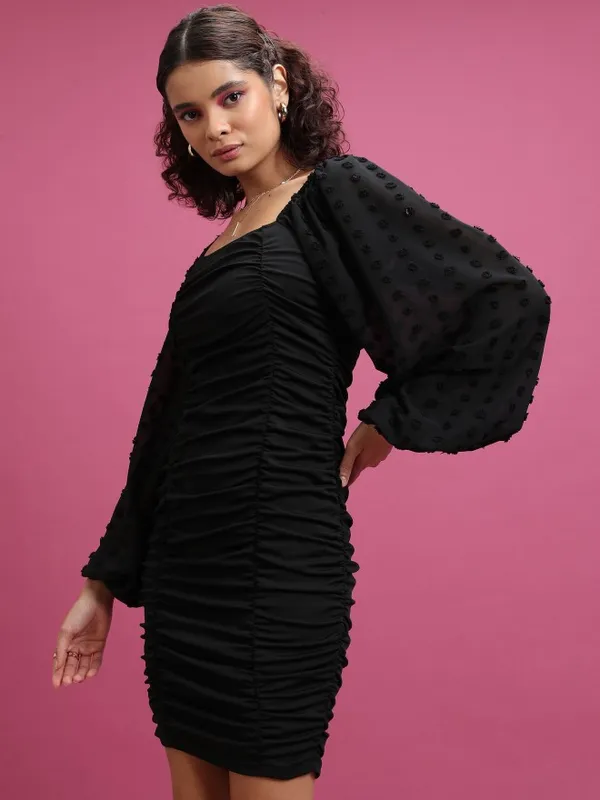 Solid Bodycon Dress