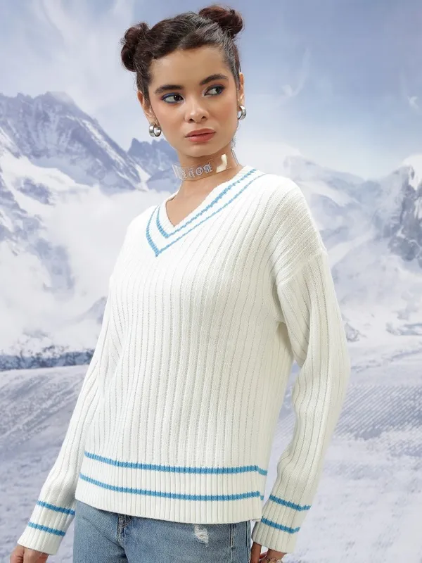 Women Solid Sweater