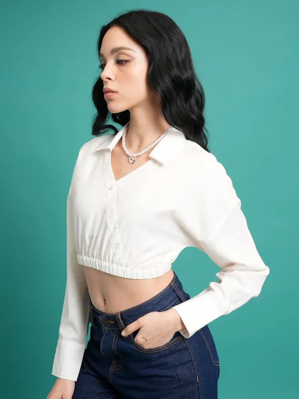 Solid Wrap Top