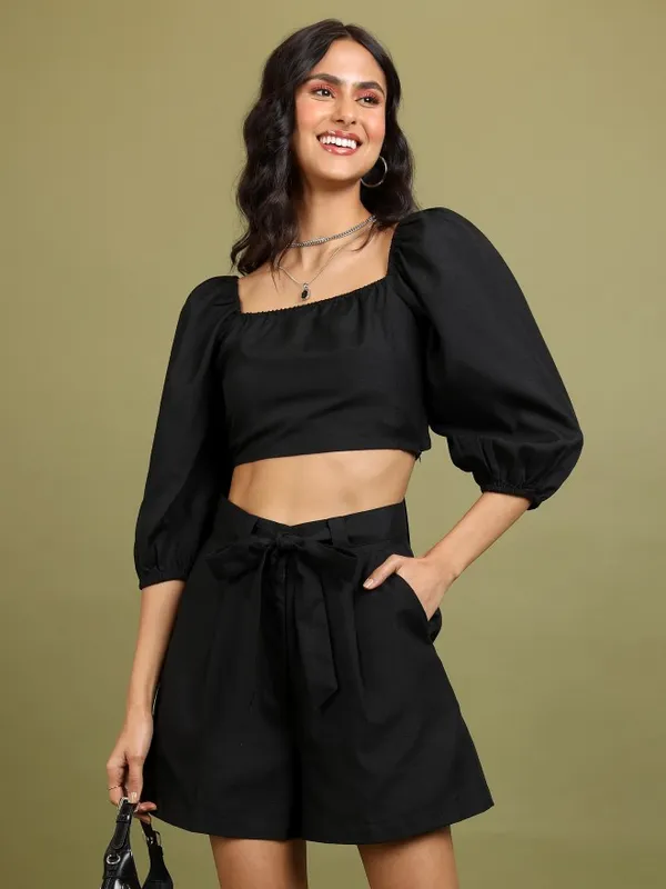 Women Top With Shorts Co-Ords