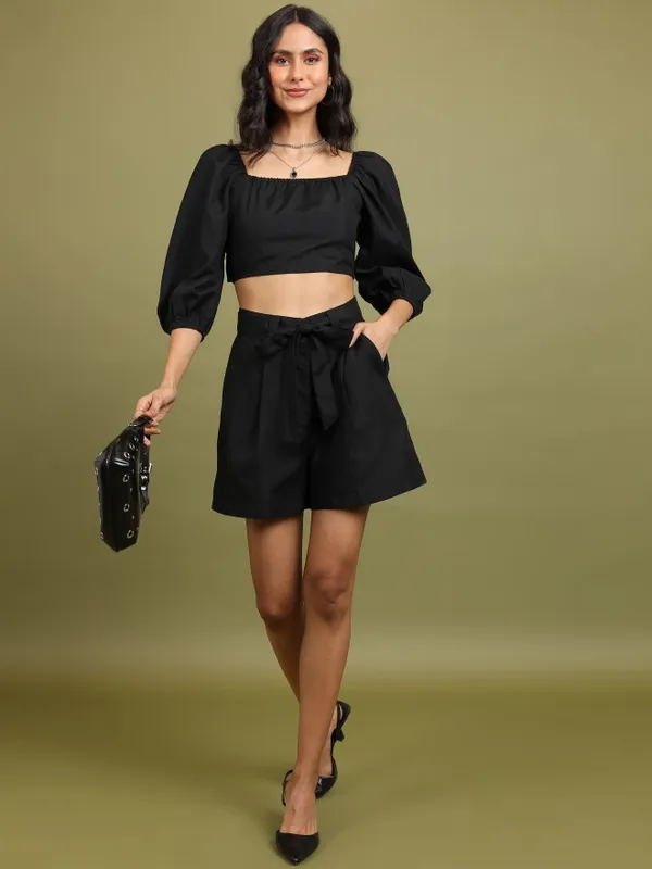 Women Top With Shorts Co-Ords