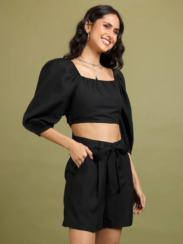 Women Top With Shorts Co-Ords