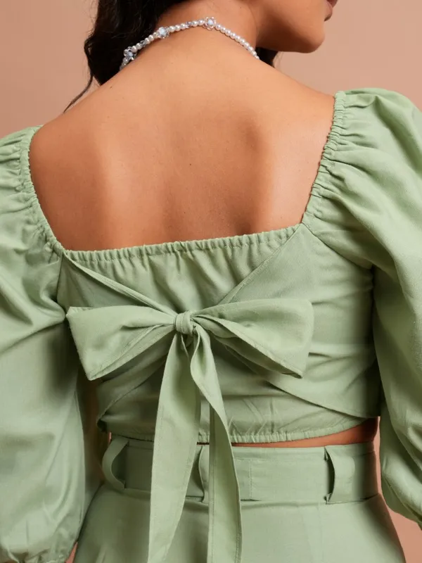  Tokyo Talkies Women Green Co-Ords