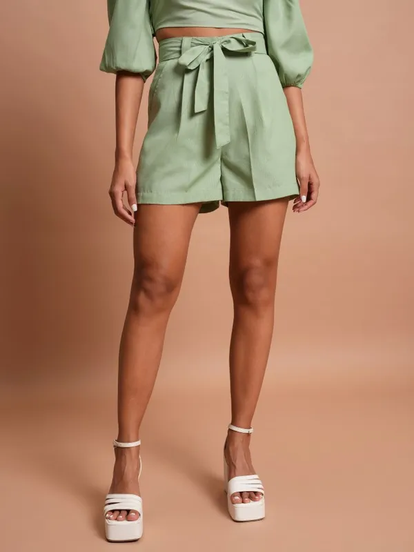  Tokyo Talkies Women Green Co-Ords