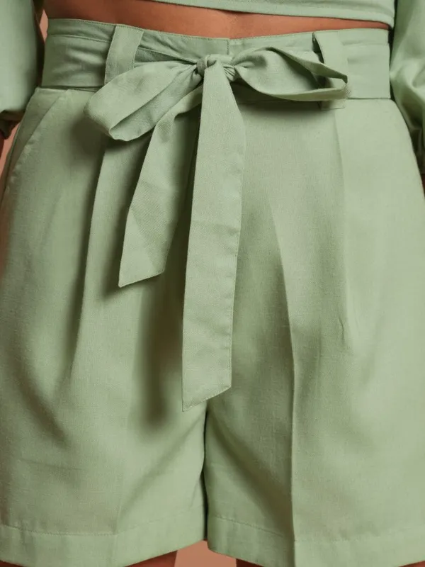  Tokyo Talkies Women Green Co-Ords