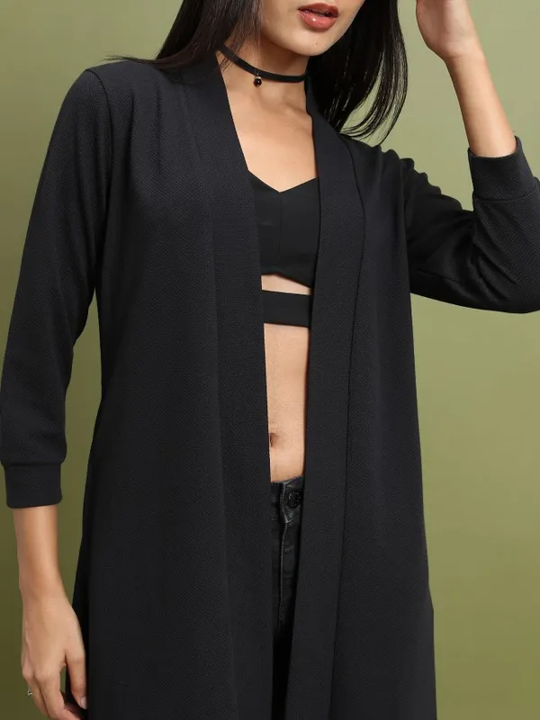 Women Solid Shrug