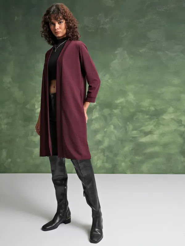 Women Solid Shrug