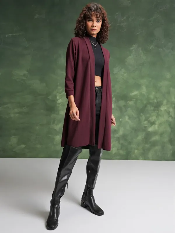 Women Solid Shrug