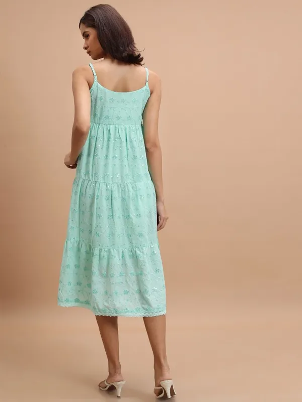 Self Design Fit & Flare Dress