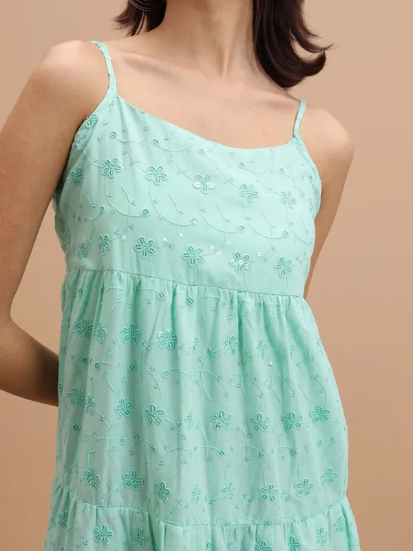 Self Design Fit & Flare Dress