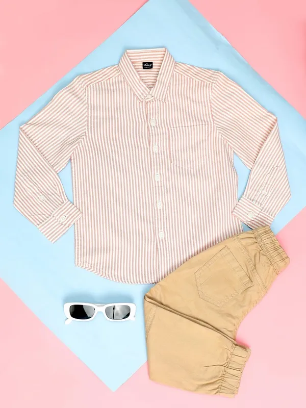 Boys Regular Fit Casual Shirt