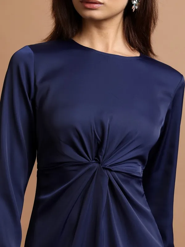  Tokyo Talkies Women Blue Solid Sheath Dresses