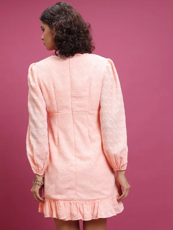 Self Design Wrap Dress