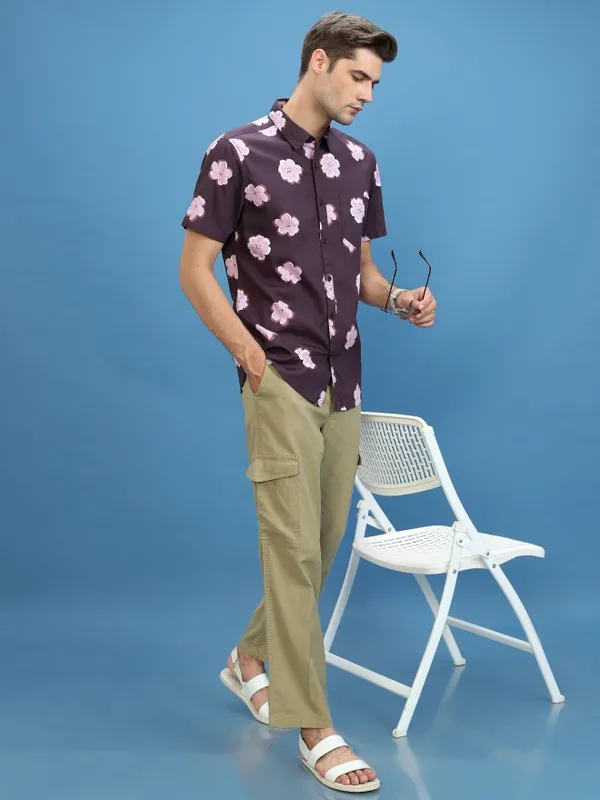 Men Slim Fit Casual Shirt