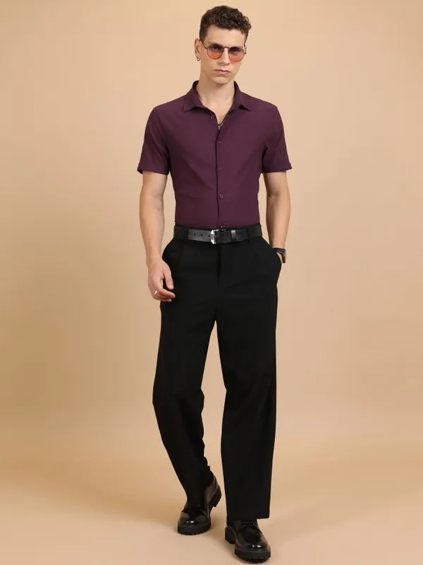 Men Slim Fit Casual Shirt