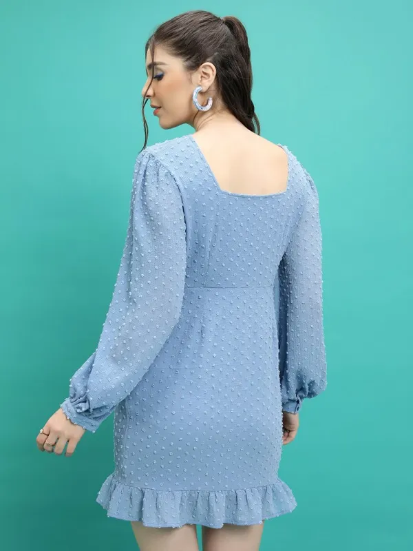 Self Design Sheath Dress