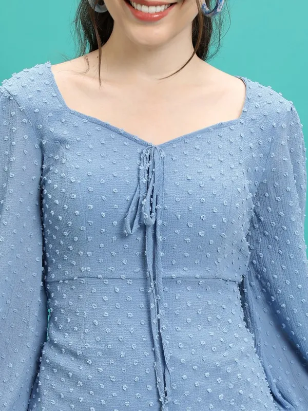 Self Design Sheath Dress