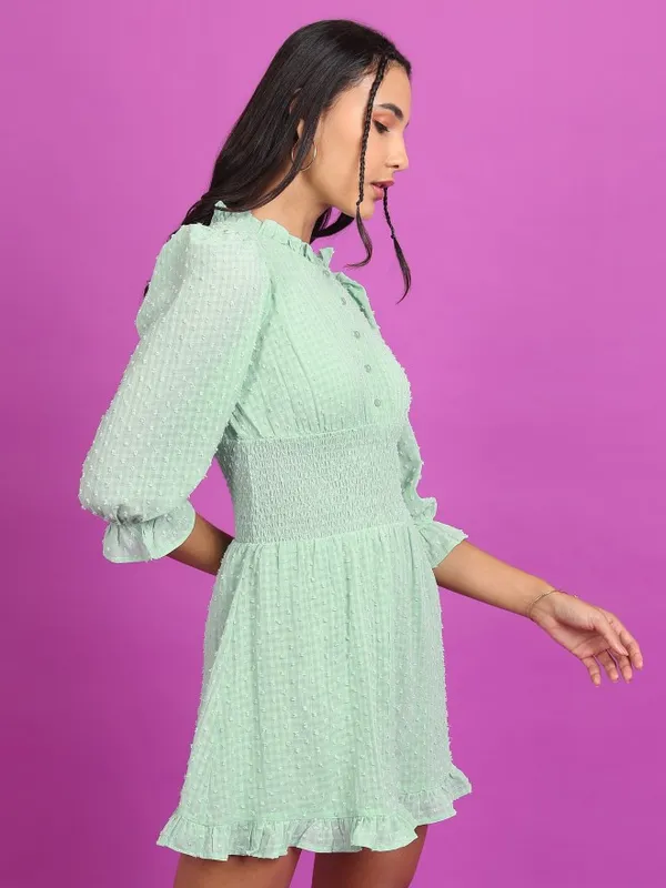 Self Design Fit & Flare Dress