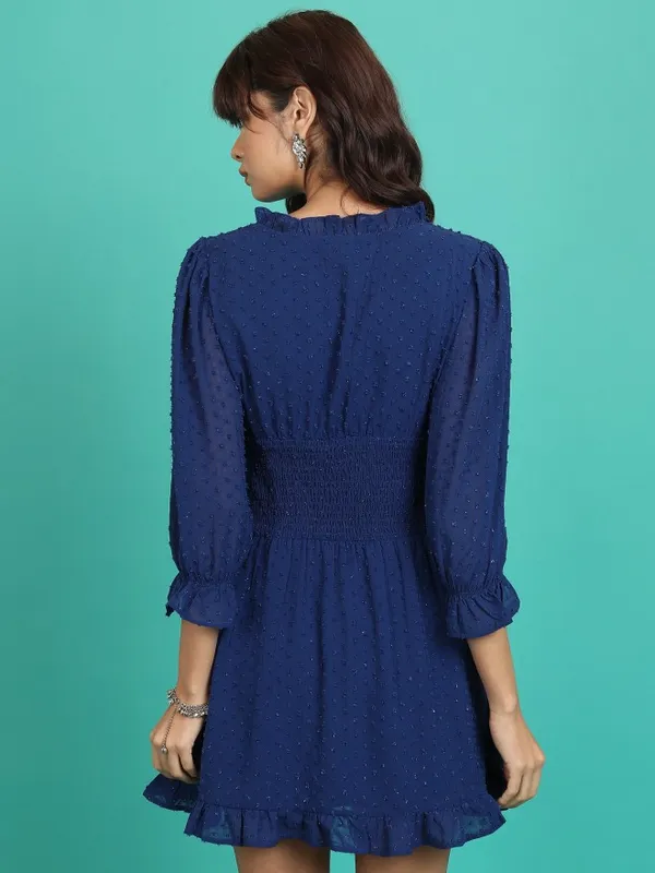 Self Design Fit & Flare Dress