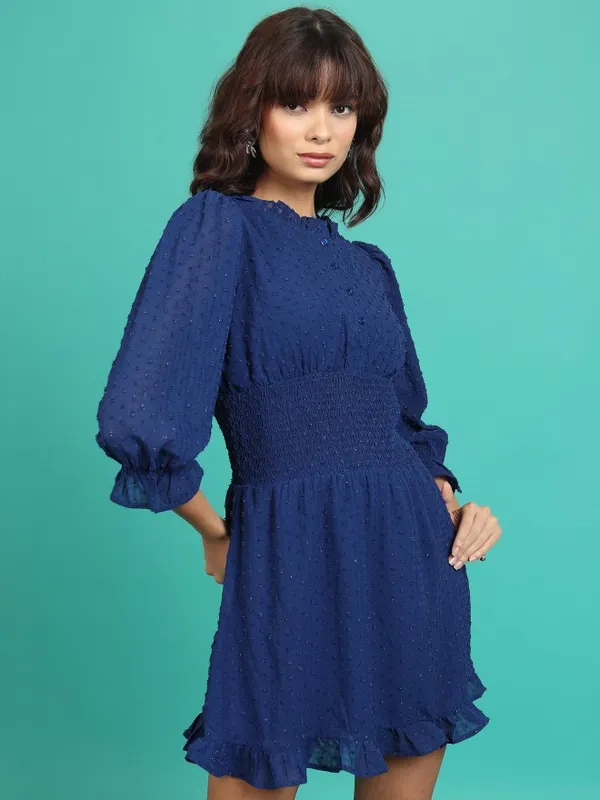 Self Design Fit & Flare Dress