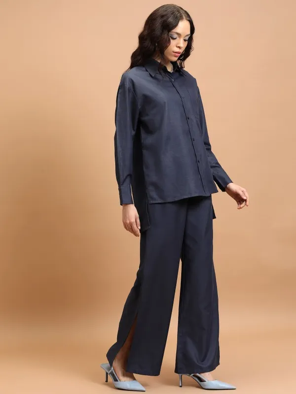  Tokyo Talkies Women Navy Blue Co-Ords