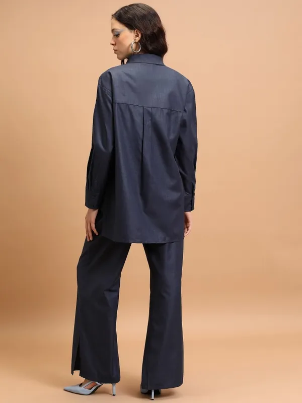  Tokyo Talkies Women Navy Blue Co-Ords