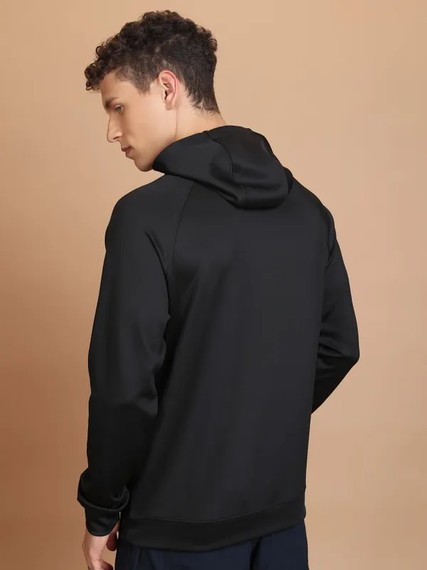  Highlander Men Black Hood Pullover Sweatshirts