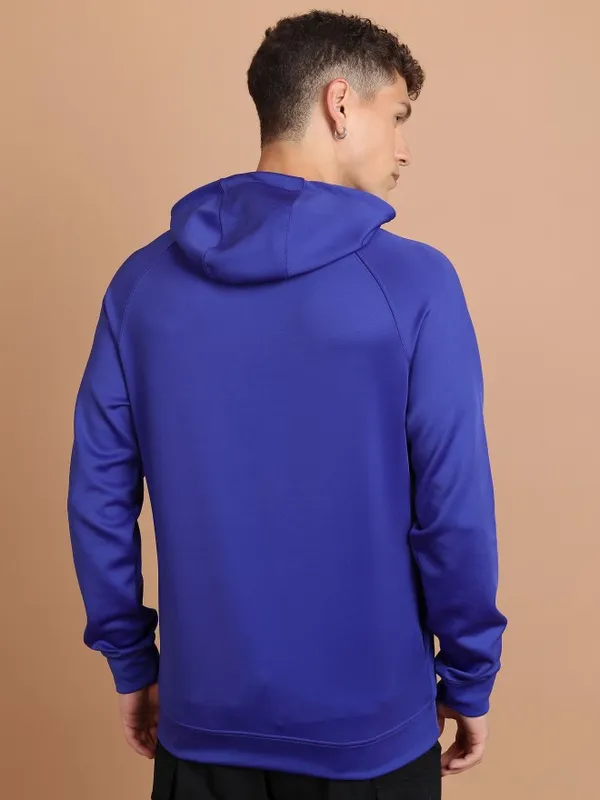  Highlander Men Blue Hood Pullover Sweatshirts