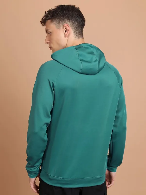  Highlander Men Green Hood Pullover Sweatshirts