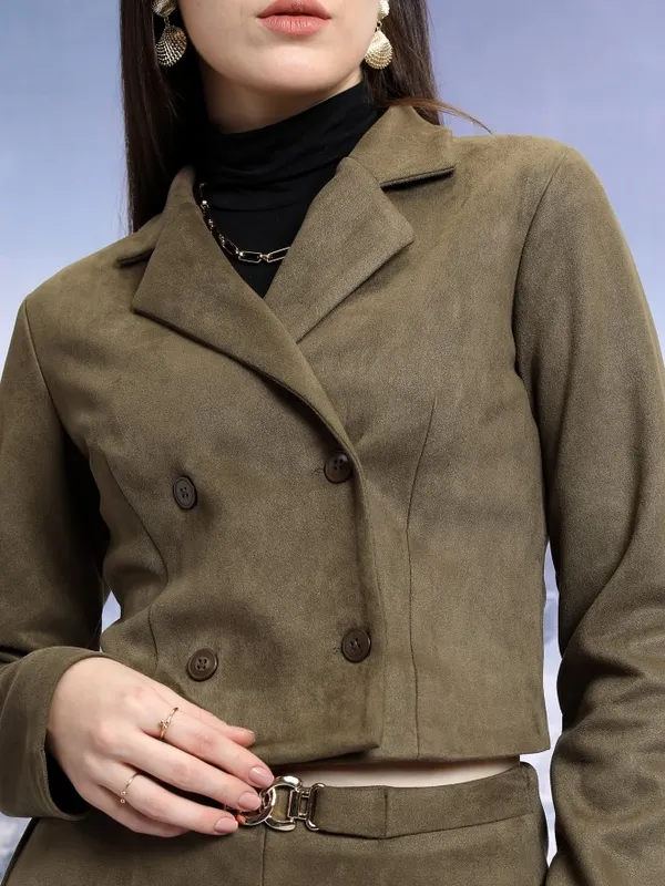 Women Double-Breasted Blazer