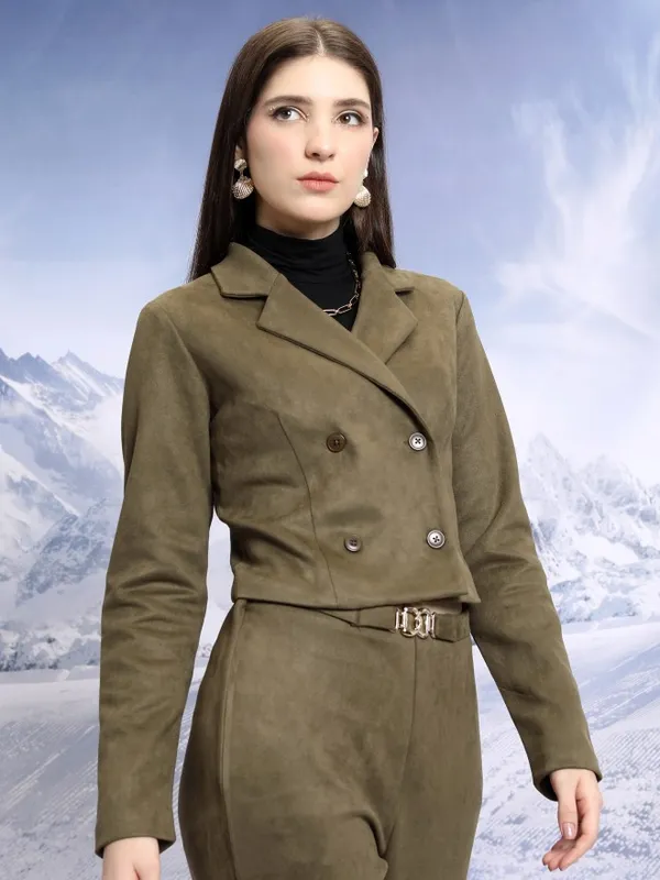 Women Double-Breasted Blazer