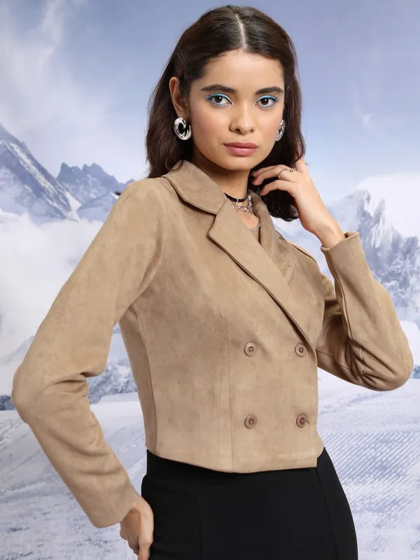 Women Double-Breasted Blazer
