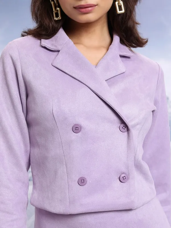 Women Double-Breasted Blazer