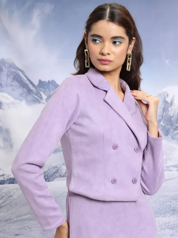 Women Double-Breasted Blazer