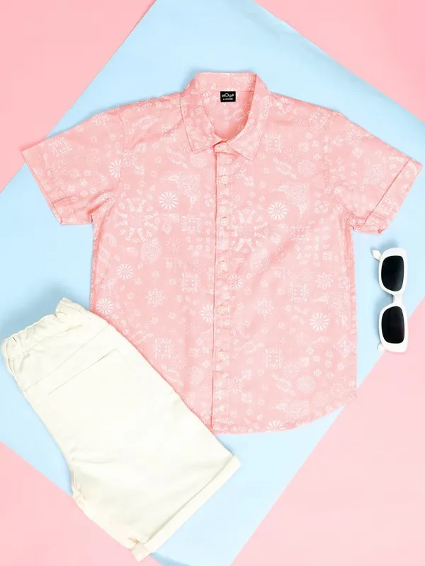 Boys Regular Fit Casual Shirt