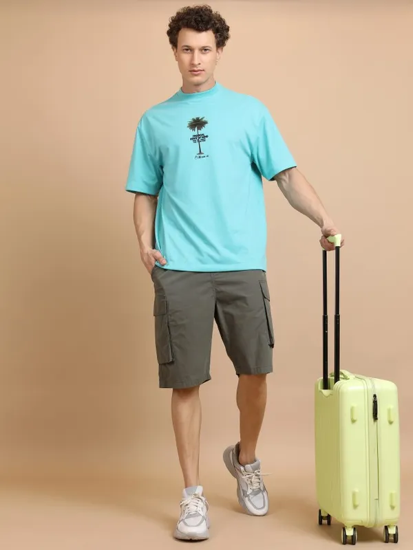 Men Regular Fit Cargo Shorts