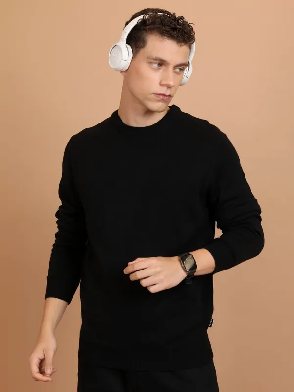 Men Solid Sweaters